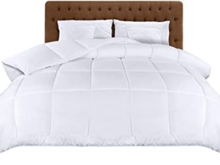 Utopia Bedding - Primavera-Verano Edredón de Fibra 220x240 cm- Fibra Hueca Siliconada, 1050 gramo (Primavera-Verano, Cama 135/150)
