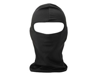 UTOVME Capucha Transpirable de Pasamontañas para Ciclismo Mascarilla Balaclava de Deportes al Aire Libre Bicicleta Esqui a prueba de Polvo y Solar - Negro