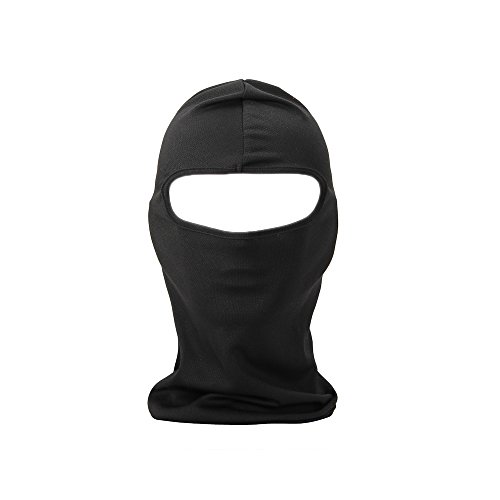 UTOVME Capucha Transpirable de Pasamontañas para Ciclismo Mascarilla Balaclava de Deportes al Aire Libre Bicicleta Esqui a prueba de Polvo y Solar - Negro