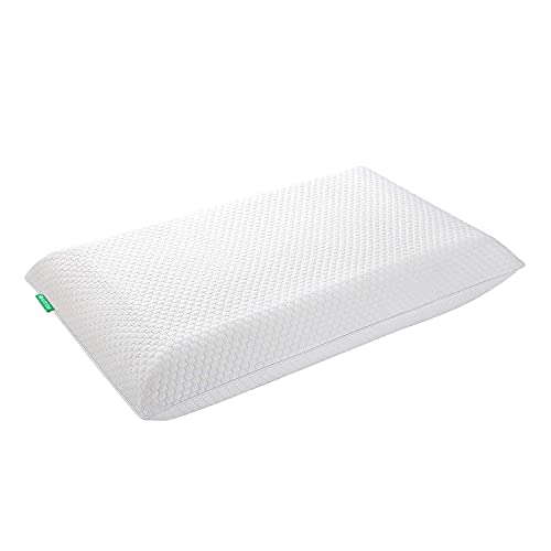 UTTU Almohada de Espuma viscoelástica, Almohada Cervical con Altura Ajustable, Almohada con Funda de bambú removible y Lavable, Almohadas para Dormir para los Lados y la Espalda