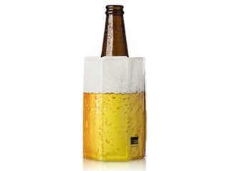 Vacu Vin Active Beer Cooler Enfriador para latas o botellín, Blanco/Amarillo, Centimeters