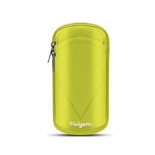 Valigetta Funda para móviles Universal de 6,5” - Estuche Impermeable con Cierre para móvil – Ciclismo y Otros Deportes. (Amarillo)