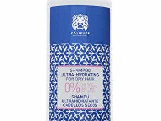 Valquer Champú para Pelo Seco & Dañado - Zero%: Sin Sal, Sin Sulfatos, Sin Parabenos, Sin Colorantes, Sin Siliconas y Ultrahidratante - 1000 Ml