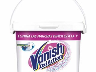 Vanish Oxi Action - Quitamanchas y Blanqueador para Ropa Blanca, en Polvo, Sin Lejía, 2.4 kg