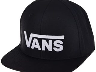Vans Drop V II Snapback Gorra de béisbol, Negro (Black-White Y28), Talla única para Hombre