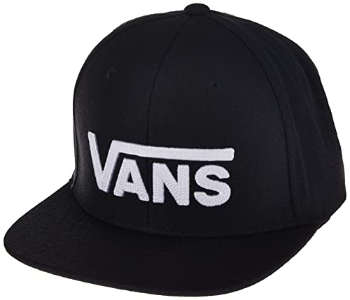 Vans Drop V II Snapback Gorra de béisbol, Negro (Black-White Y28), Talla única para Hombre
