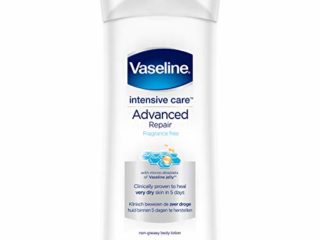 Vaseline Locion Corporal Advanced Repair no Tiene Fragancia, 400 Mililitros