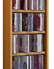 VCM Vostan-Torre para CD/DVD, para 150 CDs, sin Puerta de Cristal, Haya, Haya