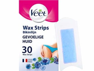 Veet Bandes de Cire Maillot - Peaux Sensibles - 30 bandes