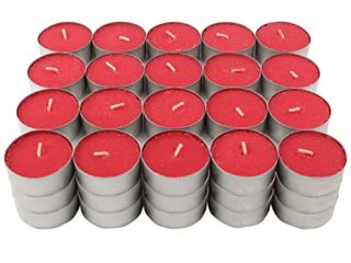 Velas de Té Aromáticas Velas perfumadas - Frutos Rojos Pack 60 Velas