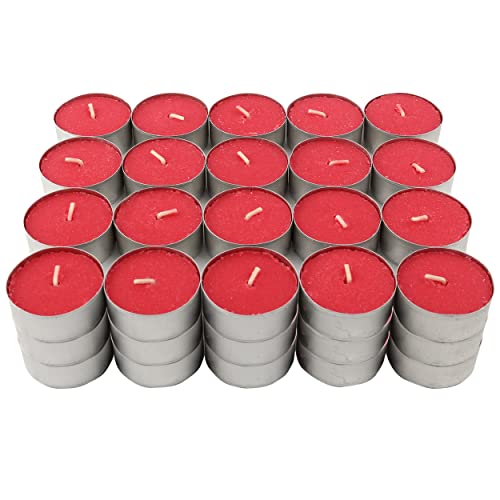 Velas de Té Aromáticas Velas perfumadas - Frutos Rojos Pack 60 Velas