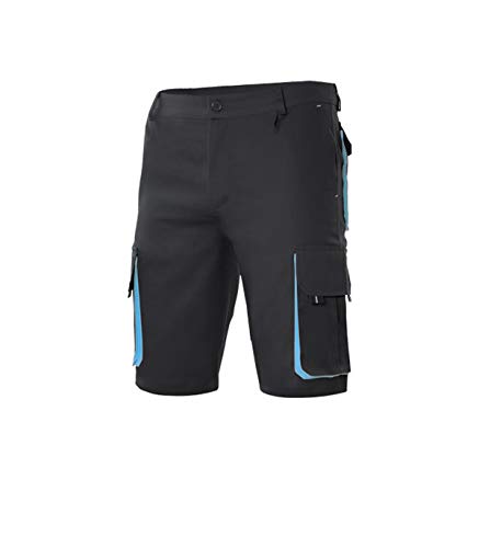 Velilla 259002 1 M - Bata cruzada mujer, de manga corta Azul marino Talla M