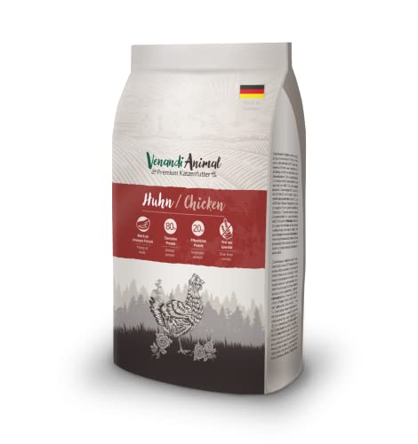 Venandi Animal - pienso seco para Gatos - Pollo como pienso seco - Completamente Libre de Cereales - 1,5 kg