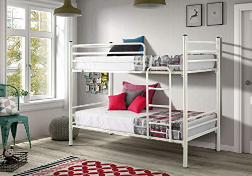 Venprodin | Litera Metalica Color Blanco de 90x190