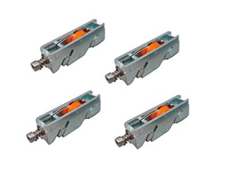 Ventanastock - Ruedas regulables correderas de repuesto para ventana o balconera de aluminio (4 unidades)