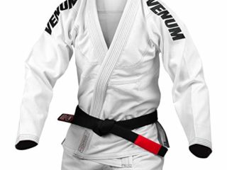 VENUM Contender EVO Kimono De Jiu Jitsu Brasileño/BJJ Gi, Unisex Adulto, Blanco, A2.5
