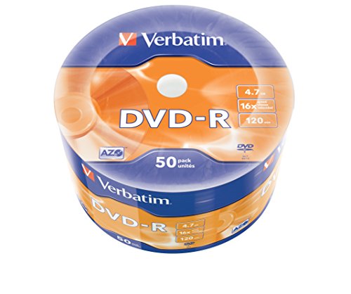 Verbatim 43788" DVD-R 4,7GB 16x 50er Wrap Spindel Plata