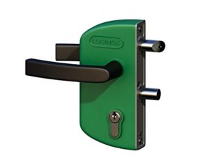 Verde lakz P1 Precio wertes Puerta para jardín de candado con carcasa de poliamida y acero inoxidable de Mecanismo