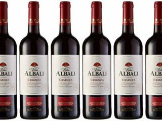 Viña Albali Crianza Tinto D.O. Valdepeñas Vino - Paquete de 6 x 750 ml - Total: 4500 ml