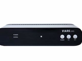 Viark DRS - Receptor Satélite 4K UHD Android 7.0 HEVC HDR 10 HLG 60fps 10 bits DVB-S2 Multistream H.265, con WiFi 150Mbps y LAN, Bluetooth, USB 3.0, 1GB RAM DDR4, 8GB Flash EMMC y Lector CA
