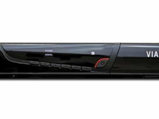 Viark Sat - Receptor Satélite Digital Full HD DVB-S2 Multistream H.265/HEVC, con LAN, Antena WiFi USB y Lector de Tarjetas CA