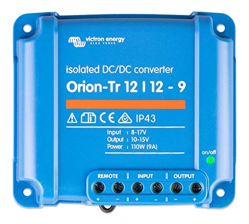 Victron Energy ORI121210110R Orion-TR 12/12-9A Isolated DC Convertidor, De 12 a 12 V-9A (110W)