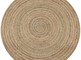 vidaXL Alfombra Redonda 150cm Yute Trenzado Decoración Casa y Hogar Moquetas
