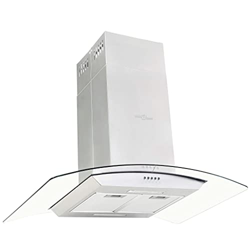 vidaXL Campana Extractora de Techo 90cm Acero Inoxidable 756m³/h LED Cocina