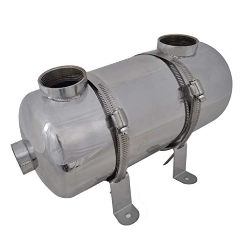 vidaXL Intercambiador Calor Calentador Piscina 40 kW Calefactor Agua Jacuzzi