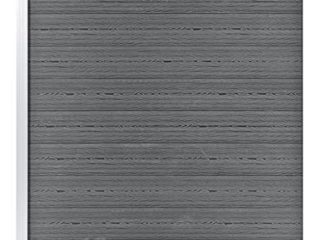vidaXL Valla de Jardín Muros Pared Conjunto Paneles Separador Patio Exterior Decoración Huerto Plantas Flores Hierbas Cultivos de WPC Gris