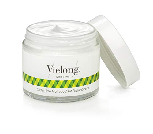 Vielong Crema Pre Afeitado Aloe Vera Y Vitamina E Con Extractos De Menta Y Eucalipto - 100 Ml. 100 g