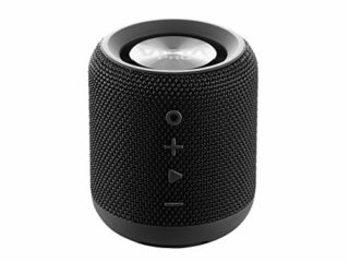 Vieta Pro Easy - Altavoz inalámbrico (True Wireless Bluetooth, Radio FM, Reproductor USB, auxiliar, micrófono integrado, resistencia al agua IPX6, batería de 12 horas) negro