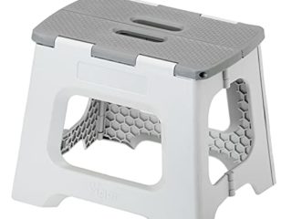 Vigar Taburete Plegable Compact de Color Gris de 27 cm de Altura