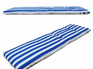 VIGIVISION Cojín Tumbona. Colchóneta para Tumbona Medidas 180x55X5cm. Azul.