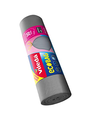 Vileda 120215 - Bolsas de basura con autocierre, 30 l (15 unidades)
