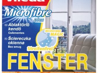 Vileda 120725 - Bayeta de microfibra para limpiar cristales