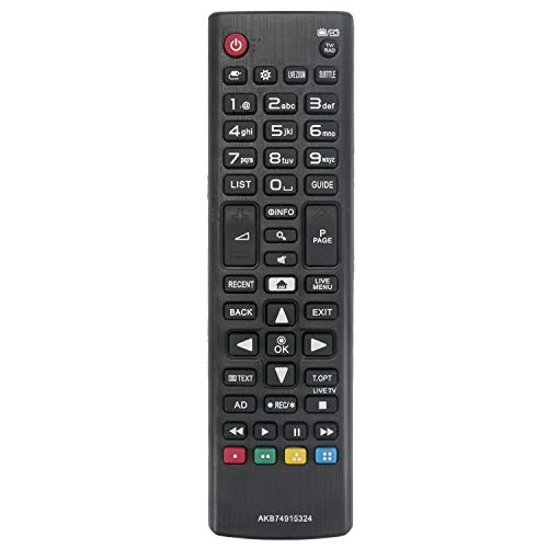 VINABTY AKB74915324 Control Remoto Fit de reemplazo para LG AKB75055702 32LH604V 43LH590V 49LH590V 65UH625V 49UH603V 40UH630V 50UH635V 32LH590 43UH603 43uh61 40uh65 43uh62 40uh63 43uh66 43uh65 43uh67