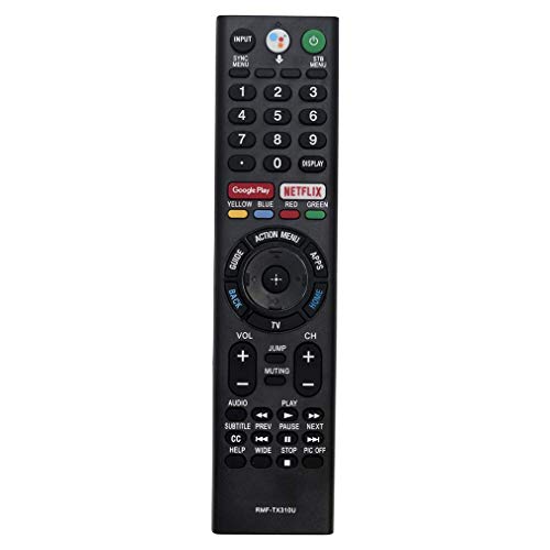 VINABTY Mando a Distancia RMF-TX310U sustituido por el TV Smart LED de Sony Bravia XBR-75X900F XBR55AG8 XBR-55X850F KD-43XG8096 XBR65AG8 XBR-65X850F
