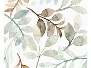Vinilo Adhesivo para Muebles y Pared, 40 x 200 cm, Hojas de Primavera, Multicolor, VNL-102