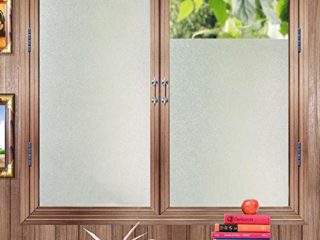 Vinilos para Cristales Zindoo Vinilo Ventana Vinilo Translucido Vinilos Decorativos Cristales Laminas para Ventanas Proteger la Privacidad del Bano 45 X 200 cm