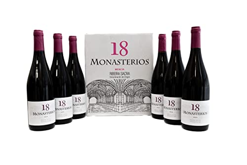Vino Mencía 18 Monasterios - D.O. Ribeira Sacra - Gourmet - Caja 6 Botellas