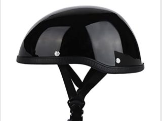 Vintage Casco De Motocicleta Casco De Moto Medio Abierto Casco Moto Jet Casco Ligero Y Cómodo Para Hombres Mujeres Adultos ECE Homologado Ciclomotor Casco, C,One size