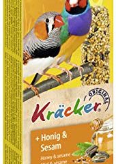 Vitakraft - Barritas Kräcker para Canarios, Variedad Miel y Sésamo - 2 uds x 54 g