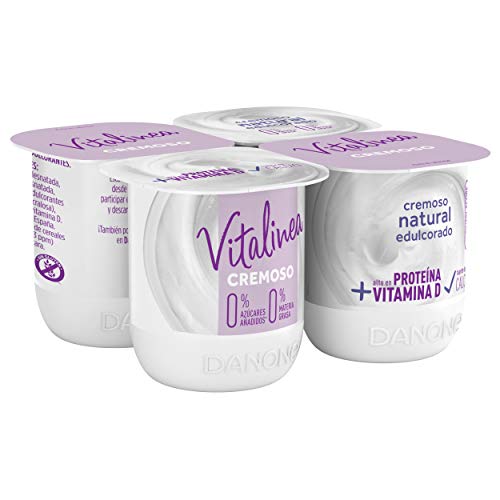 Vitalinea Cremoso Natural Edulcorado 4x120 g