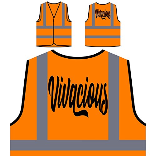Vivaz Chaqueta de seguridad naranja personalizado de alta visibilidad t389vo