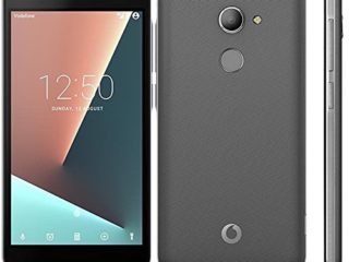 VODAFONE Teléfono móvil smartphone N8 con memoria de 16 GB y cámara trasera de 13 megapíxeles y cámara frontal de 5 megapíxeles con LED flash Garantía Italia Color Negro