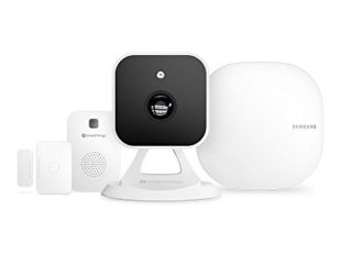 Vodafone V-Home Safety Starter Kit de Samsung - Cámara de video, sensor, sirena y hub para hogar