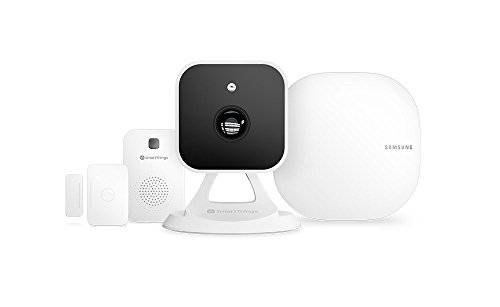 Vodafone V-Home Safety Starter Kit de Samsung - Cámara de video, sensor, sirena y hub para hogar