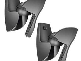 Vogel's VLB 500 Soporte de pared universal para altavoces, Giratorio hasta 180º, Inclinable hasta 20º, Premontado, Máx. 5 kg, Negro
