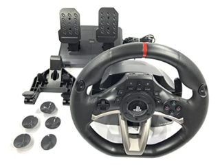 Volante y Pedales PS4 PS5 con Licencia Original Sony PlayStation Incl. Multi vibración TouchSense® (PS3/PS4/PS5) Volante + Pedales